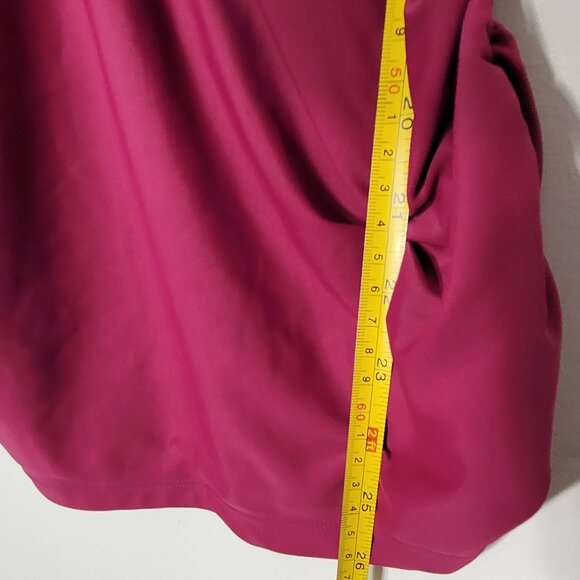 Thyme Maternity Burgundy Adjustable Strap V-Neck Tankini Swimsuit Top Size M - Picture 12 of 14